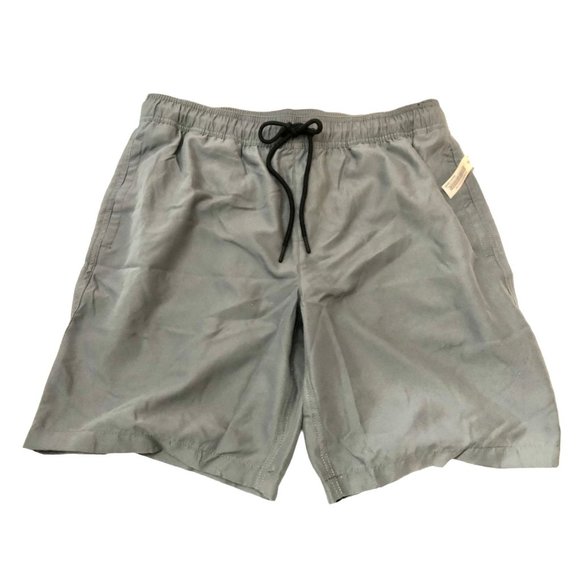 Amazon Essentials Men's 7" Quick-Dry Charcoal Drawstring Swim Trunk Sz L & XL - Picture 8 of 11